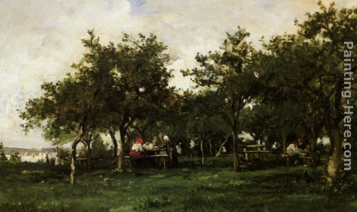 Karl Pierre Daubigny Peasants Repast